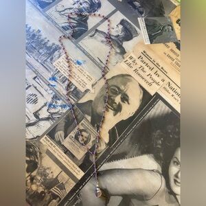 Hawaiian made Beaded Necklace with Pearl